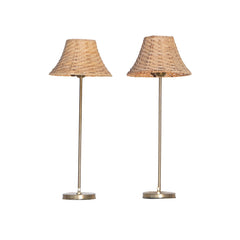 #996 Pair of Brass Table Lamps