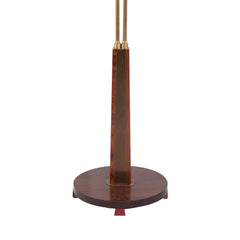 #1002 Floor Lamp in Brass and Wood