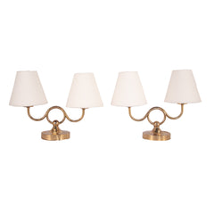 #1032 Pair of Table Lamps by Josef Frank