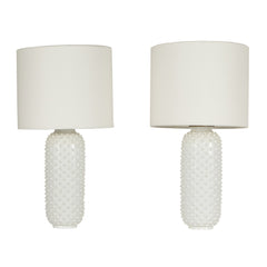 #1179 Pair of Stoneware Table Lamps by Gunnar Nylund,