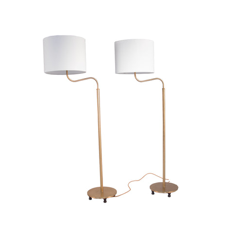#118 Pair of Adjustable Floor Lamps by Josef Frank, Year Appr. 1950,