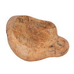 #1246 Large Wooden Bowl