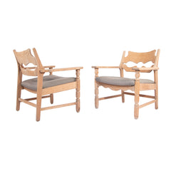 #140 Pair of Lounge Chairs by Henry Kjaernulf