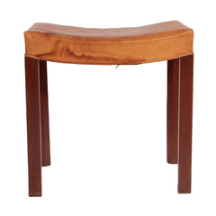 #1476 Stool in Leather, Year Appr. 1940