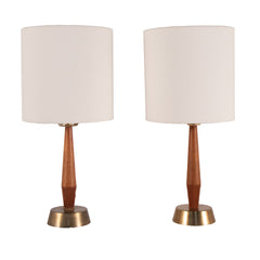 #1538 Pair of Table Lamps by Hans Bergstrom