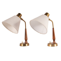 #1539 Pair of Table Lamps by Hans Bergstrom