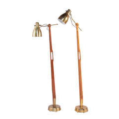 #1590 Pair of Floor Lamps by Hans Bergstrom
