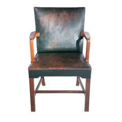 #19 Armchair in Leather by Ernst Kuhn