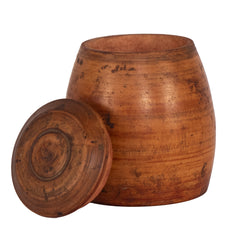 #191 Wood Jar with Lid
