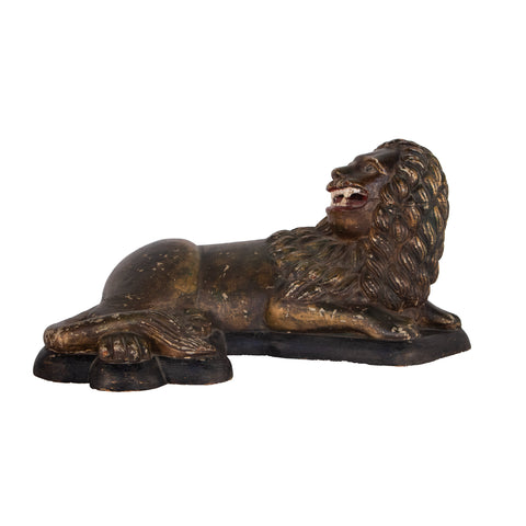 #217 Lion in Wood by Johan August Gustafsson