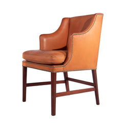 #231 Leather Arm Chair by Ole Wanscher