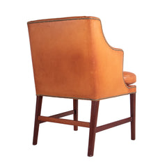 #231 Leather Arm Chair by Ole Wanscher