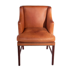 #231 Leather Arm Chair by Ole Wanscher