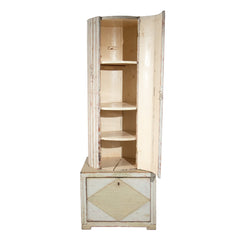 #293 Gustavian Column Cabinet