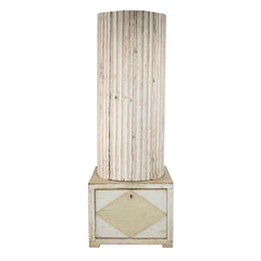 #293 Gustavian Column Cabinet