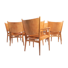 #324 Set of 8 Armchairs by Hans Wegner, Year Appr. 1950