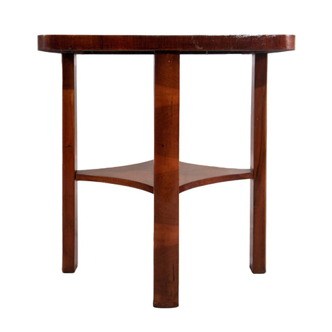 #338 Art Deco Table in Walnut, Year Appr. 1930,