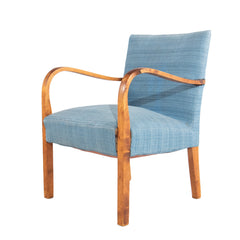 #369 Armchair in Blue Fabric