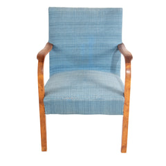 #369 Armchair in Blue Fabric