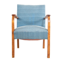 #369 Armchair in Blue Fabric