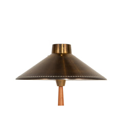 #430 Table Lamp in Brass and Wood by Hans Bergstrom