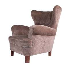 #447 Wing Back Chair in Velvet