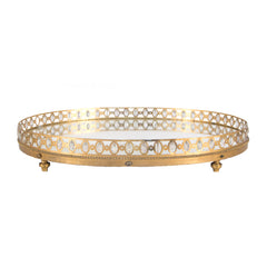 #486 Mirror Tray in Brass,
