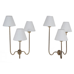 #544 Pair of Lamps in Brass by Josef Frank