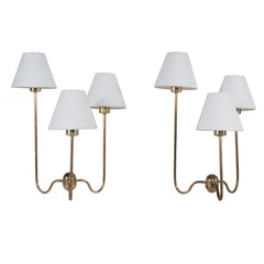 #544 Pair of Lamps in Brass by Josef Frank