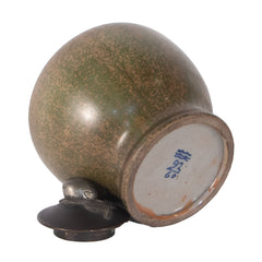 #591 Stoneware Urn with lid By Patrick Nordstrom