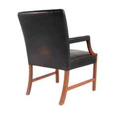 #696 Leather Desk Chair by Ole Wanscher