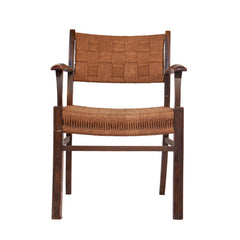 #944 Armchair with Braided Sea Grass, by Fritz Hansen