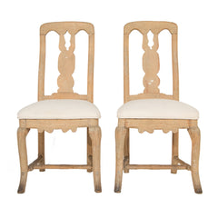 #1531 Pair of Rococo Side Chairs