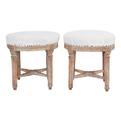 #903 Pair of Gustavian Stools