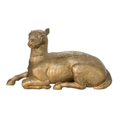 #1024 Wood Sculpture of a Calf