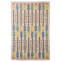 #1043 Vintage Swedish Flatweave Rug