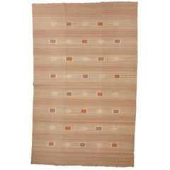 #1047 Vitage Finnish Flatweave Rug