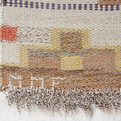 #1059 Vintage Swedish Flatweave Rug by Märta Måås Fjetterström,