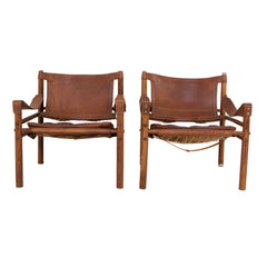 #108 Pair of Safari Chairs by Arne Norell