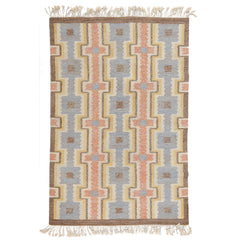 #1111 Vintage Swedish Flatweave Rug