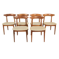 #1153 Set of 6 Chairs  in Walnut by Kurt Ostervig