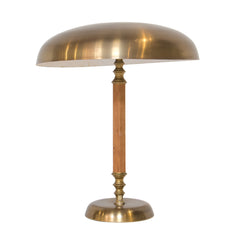 #1187 Table Lamp in Brass and Wood