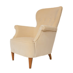 #1206 Lounge Chair in Velvet