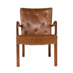 #1222 Lounge Chair in Niger Leather by Jacob Kjaer