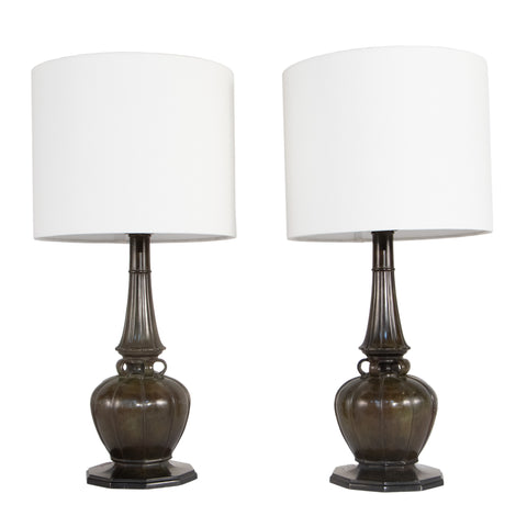 #1268 Pair of Table Lamps by Just Andersen