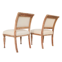 #130 Pair of Gustavian Large Chairs