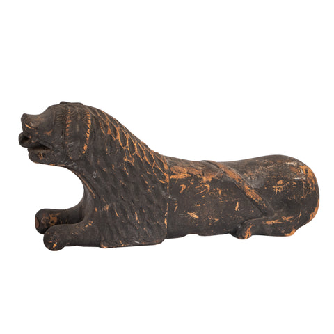 #1305 Carved Wooden Dog by Jons Larsson