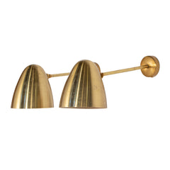 #1354 Pair of Brass Sconces