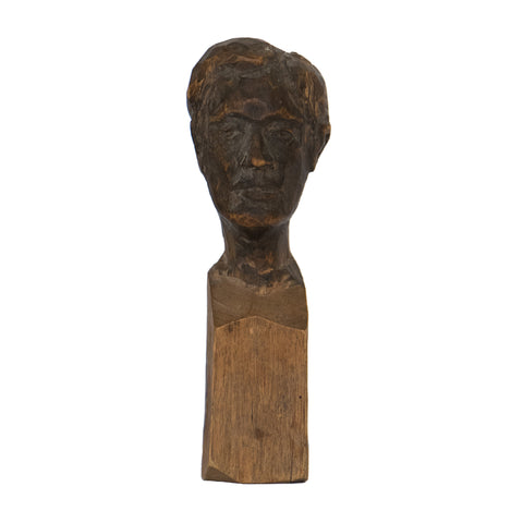#171 Small Wooden Carved Head
