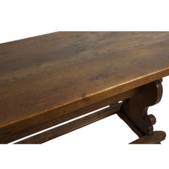 #1726 Baroque Style Trestle Table